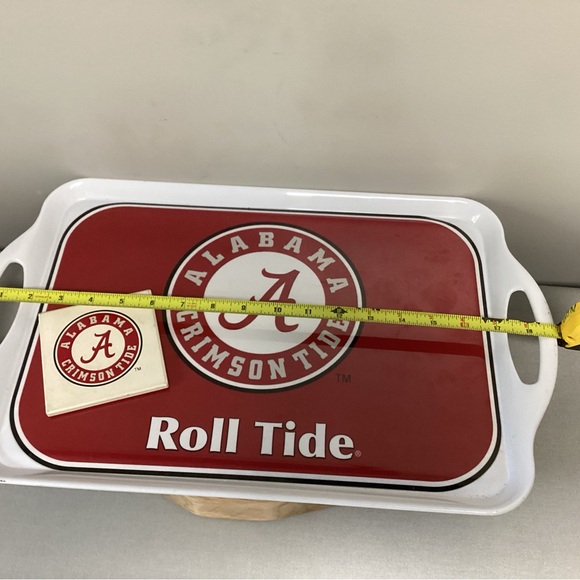 Alabama Crimson Tide College Football Melamine Serving Tray - Roll Tide - Rare - Picture 9 of 11
